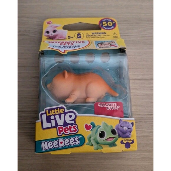 Little Live Pets NeeDees SPLASHEE OTTER Interactive Pets Collectible Toy (2024) - Picture 1 of 5